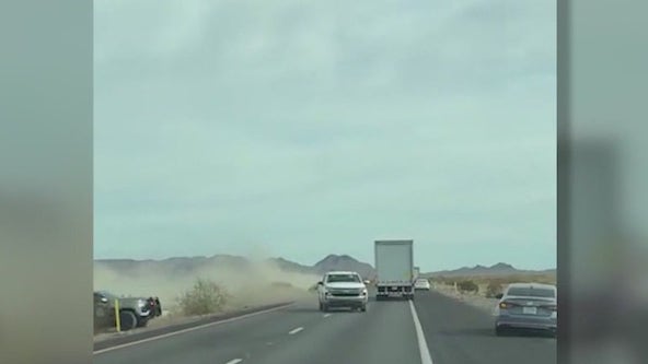 Arizona wrong-way driver caught on video on I-10
