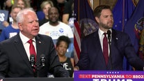 Vice Presidential nominees Vance and Walz rally in Arizona 3 days ahead of Presidential election